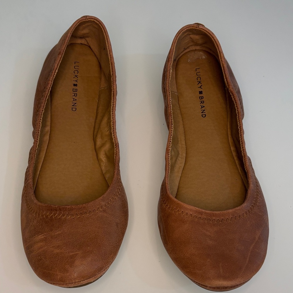 Lucky Brand Emmie Ballet Leather Flats